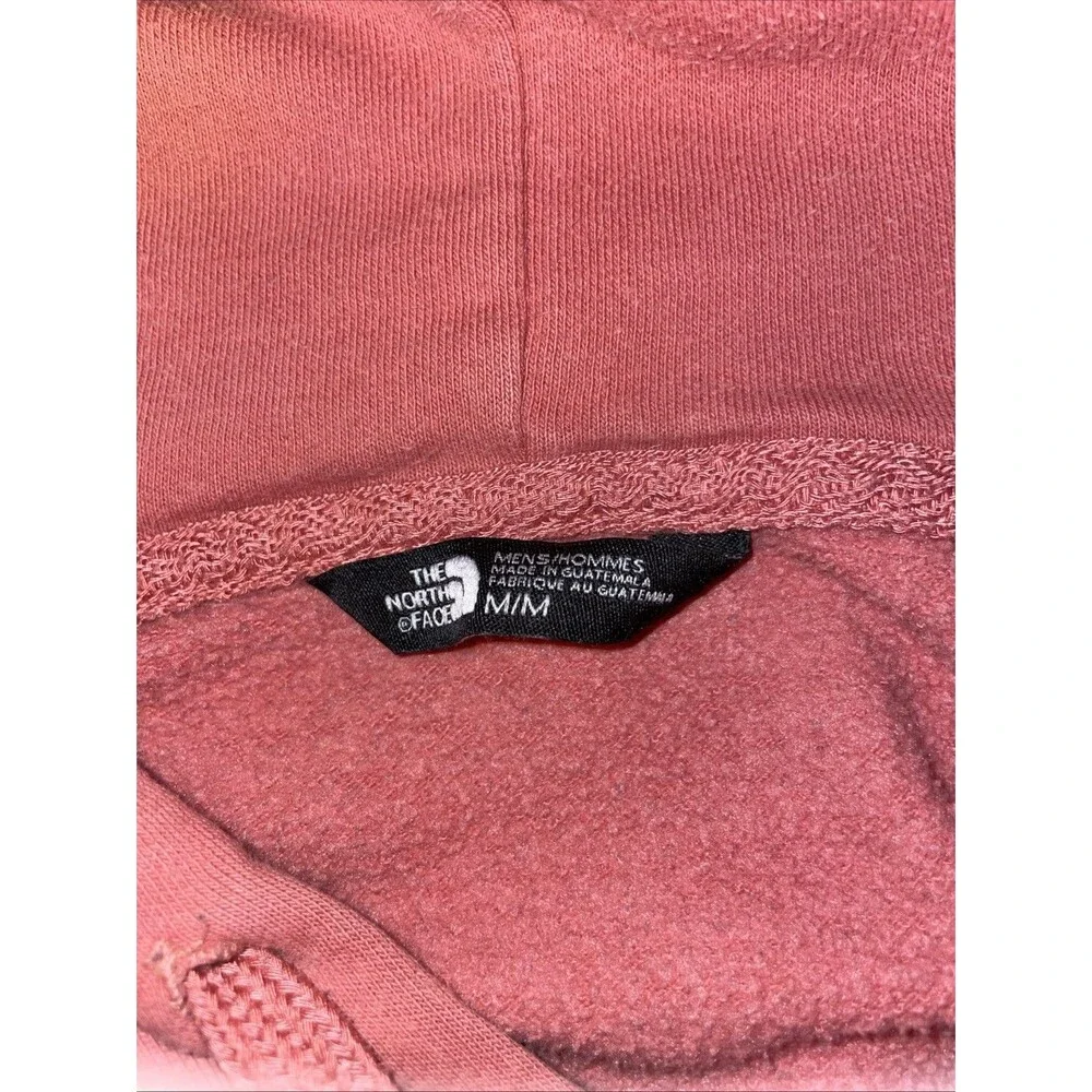 The North Face Box Logo Hoodie Mens Medium Salmon Colorway
